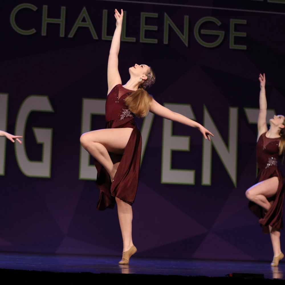 Weissman Burgundy Lyrical Dance Costume size small adult